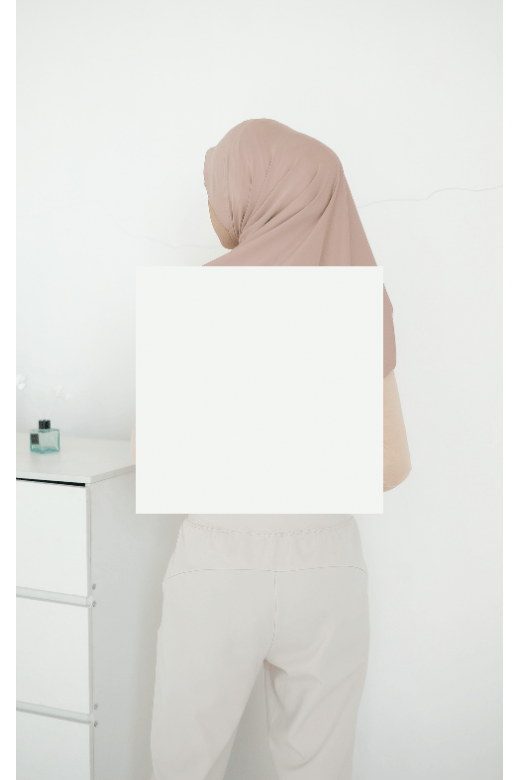 Maisa Hijab Sporty Cream
